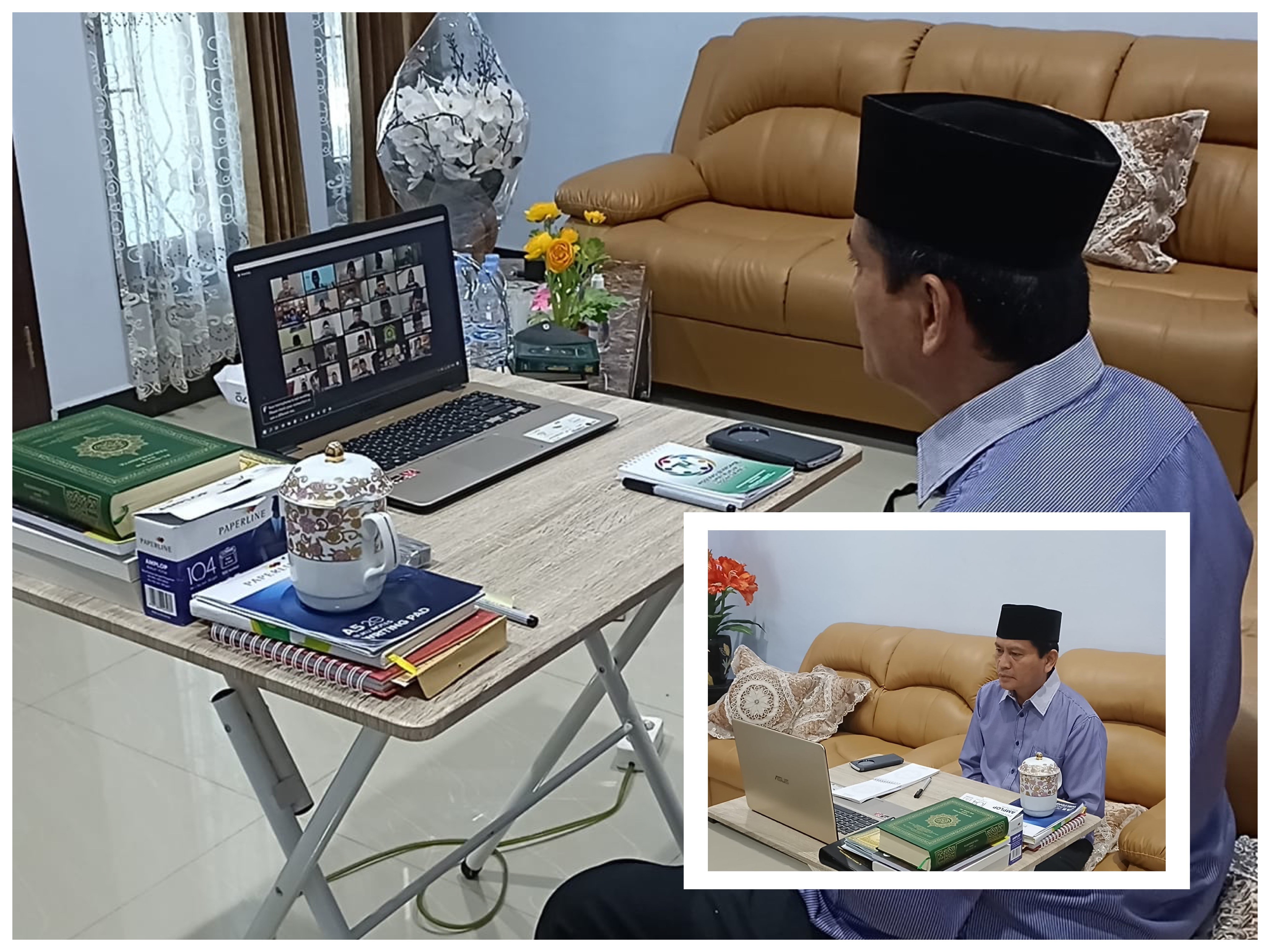Rapat bersama Dirjen dan Kakanwil, Menag Tegaskan ASN Tidak Boleh Mudik