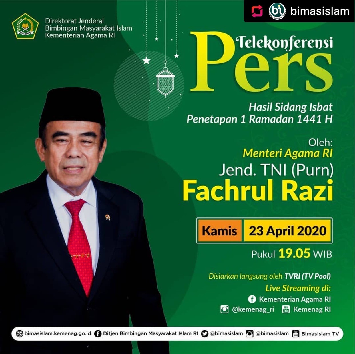 Kemenag Sulteng Pantau Hilal di Marana, Sidang Isbat Manfaatkan Telekonferensi