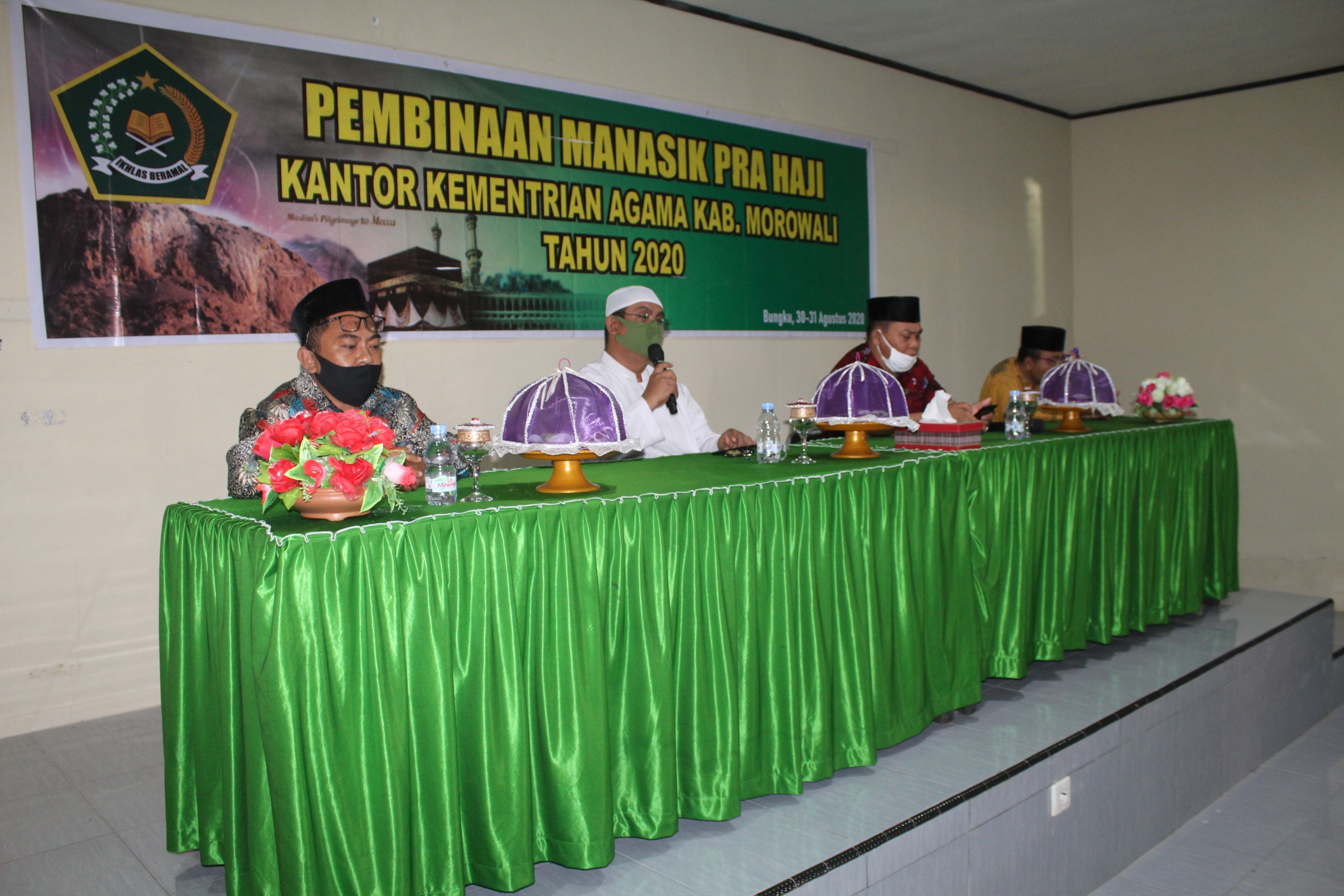 Sebanyak 55 Calon Jamaah Haji Kabupaten Morowali Mengikuti Pembinaan Manasik Pra Haji
