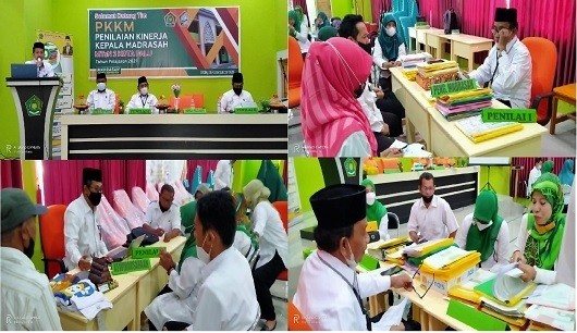 Kepala MTsN 2 Kota Palu Mengikuti Penilaian Kinerja Kepala Madrasah Tahun Ketiga   