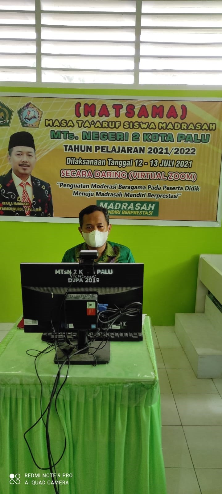Penutupan MATSAMA MTsN 2 Kota Palu Tahun Pelajaran 2021/2022