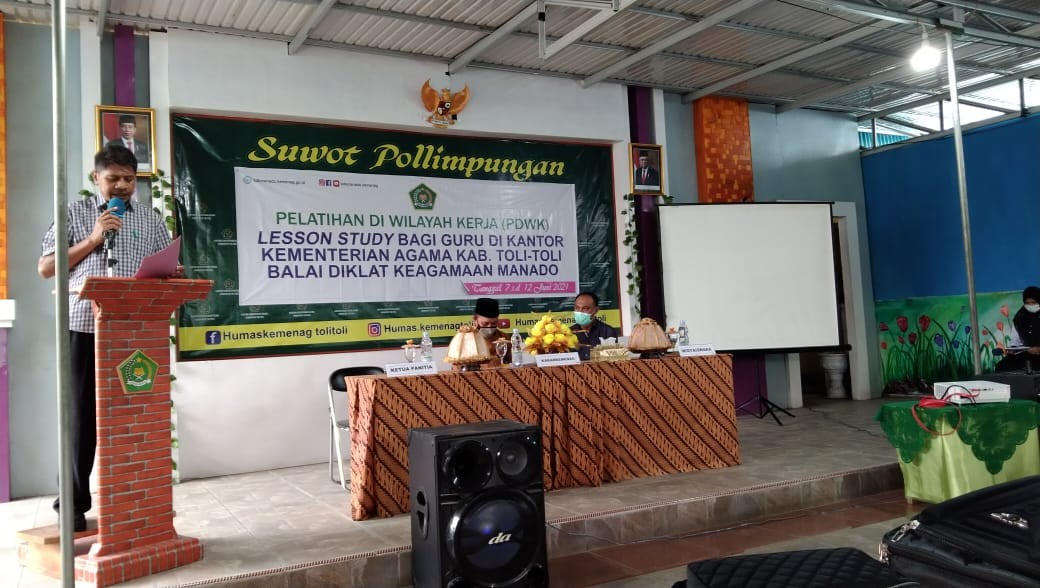 Pelatihan DI Wilayah Kerja Lesson Study Bagi Guru DIlingkup Kemenag  Tolitoli 