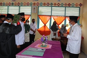 Dampak Covid 19, Pelantikan Kepala Madrasah Dilakukan Secara Sederhana Dan Terbatas