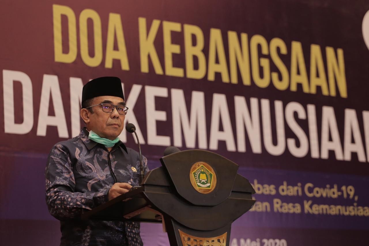 Doa Kebangsaan dan Kemanusiaan, Menag: Mari Kita Ketuk Pintu Langit