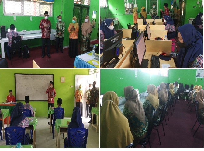 MTsN 2 Kota Palu Laksanakan Asesmen Nasional