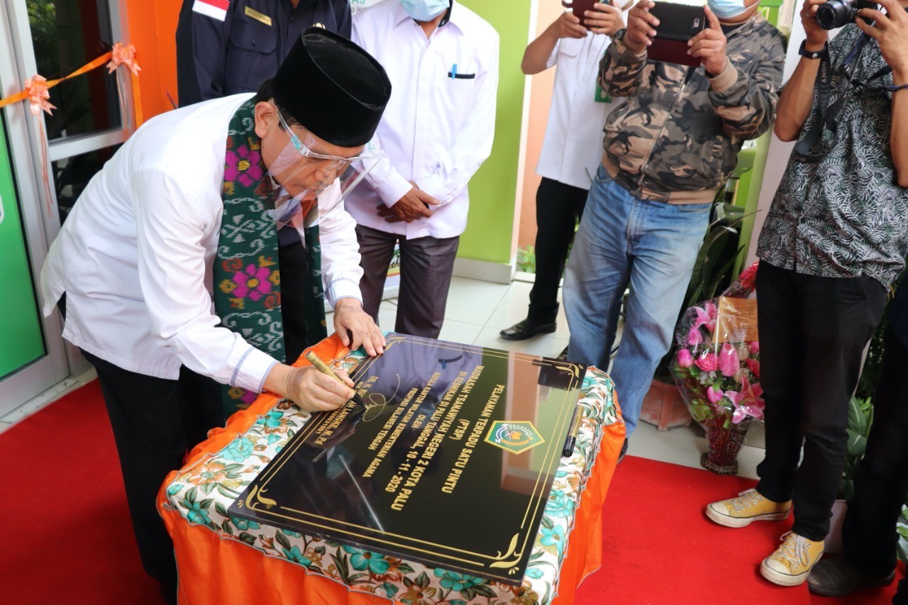 Diresmikan, PTSP MTsN 2 Palu Miliki Sembilan Jenis Layanan