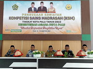 MAN 2 Kota Palu Jadi Tuan Rumah KSM Tingkat Kota Palu Tahun 2022