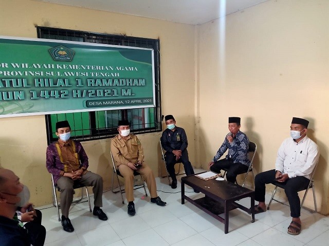 Kanwil Kemenag Sulteng Lakukan Rukyatul Hilal dan Ikuti  Penetapan Awal Ramadan dari Pemerintah
