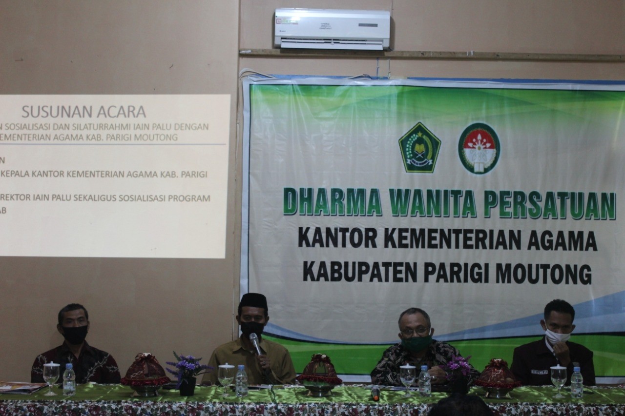 Kemenag Parimo Terima Sosialisasi Program Pascasarjana IAIN Palu