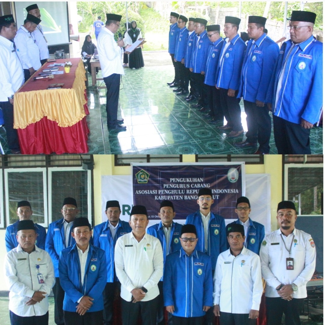 Kakankemenag Banggai Laut Kukuhkan PC APRI Banggai Laut sekaligus Membuka FGD Revitalisasi KUA
