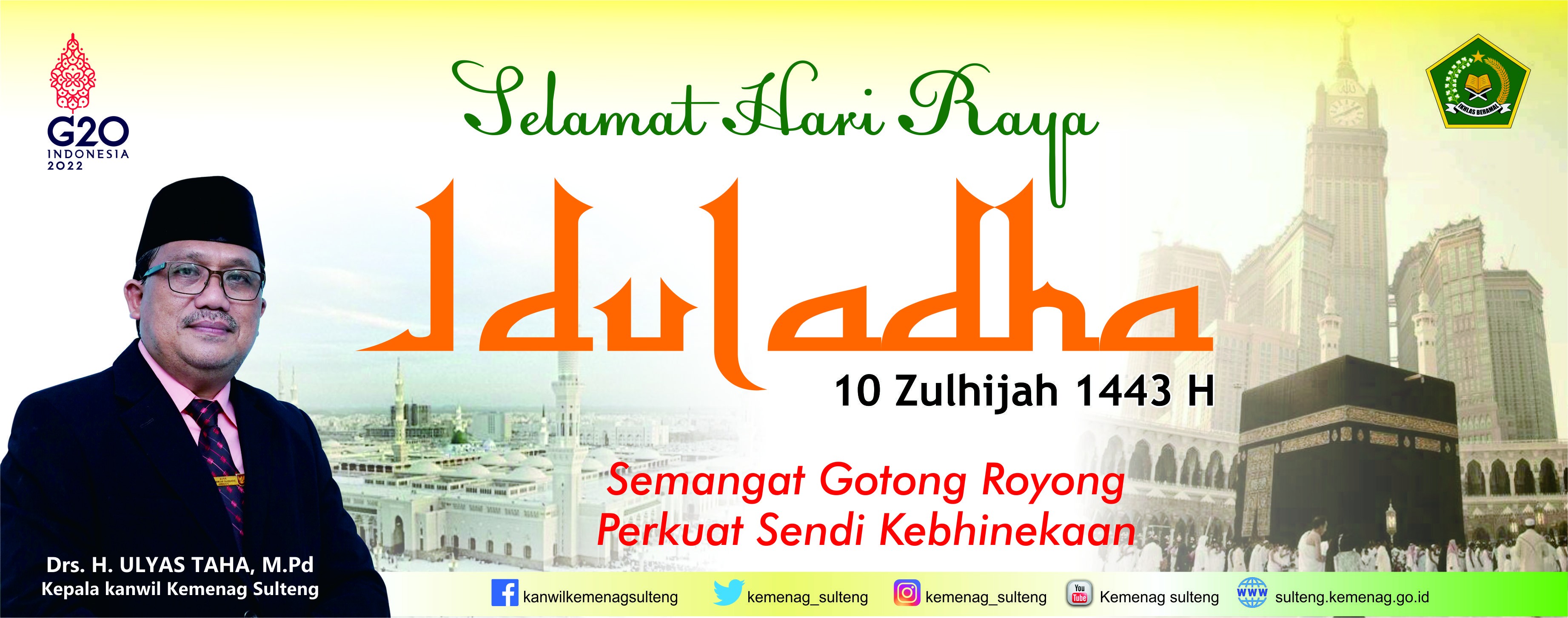 Selamat Hari Raya Idul Adha 1443 H