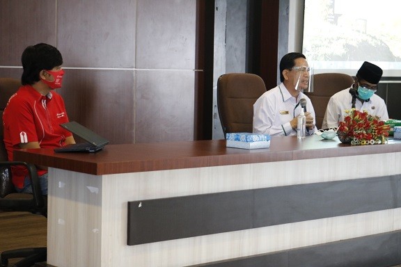 Kanwil Kemenag Sulteng dan Telkomsel Sosialisasi Aplikasi Pembelajaran Daring