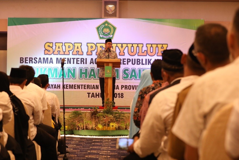 Menag Imbau Penyuluh Sulteng, rawat Keberagaman