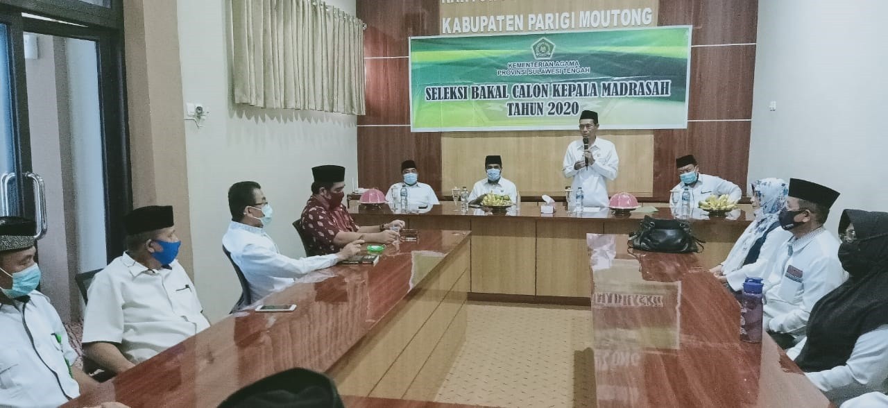 Kanwil Kemenag Sulteng Gelar Seleksi Calon Kepala Madrasah 