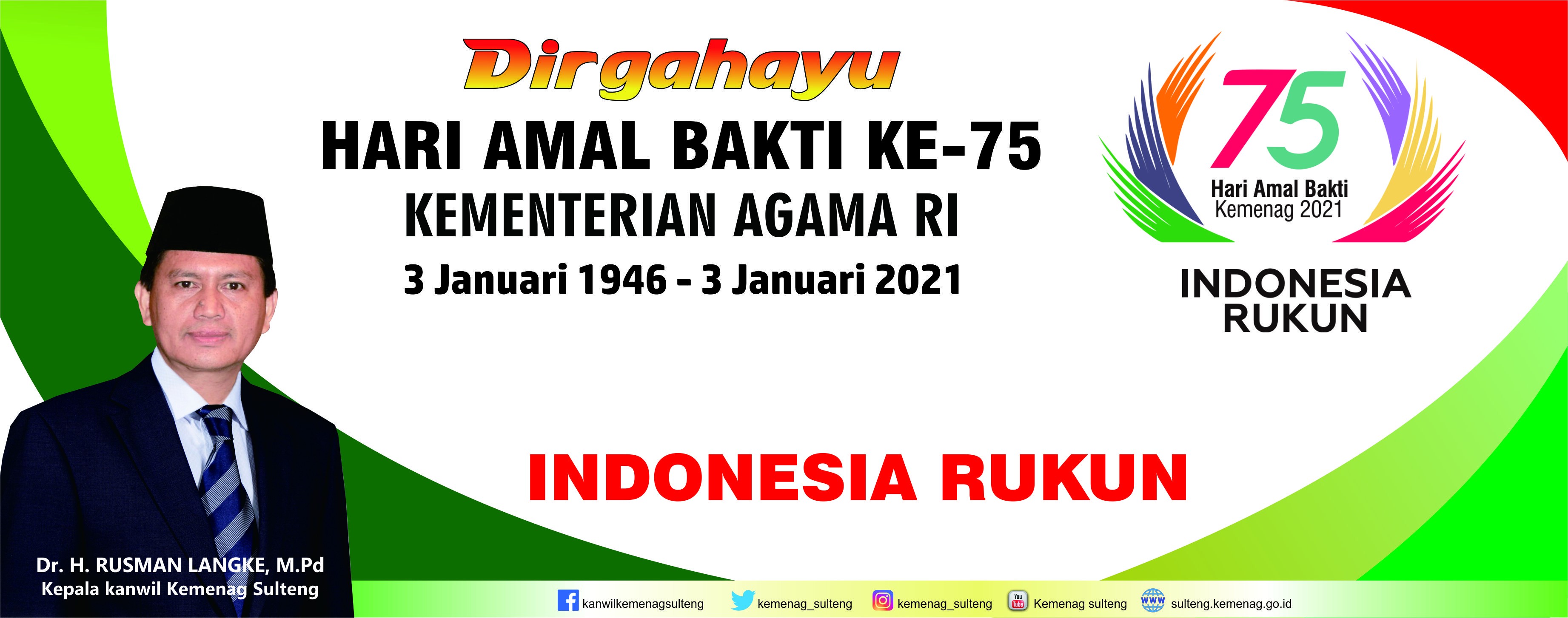 Dirgahayu HAB Ke-75 Kementerian Agama RI