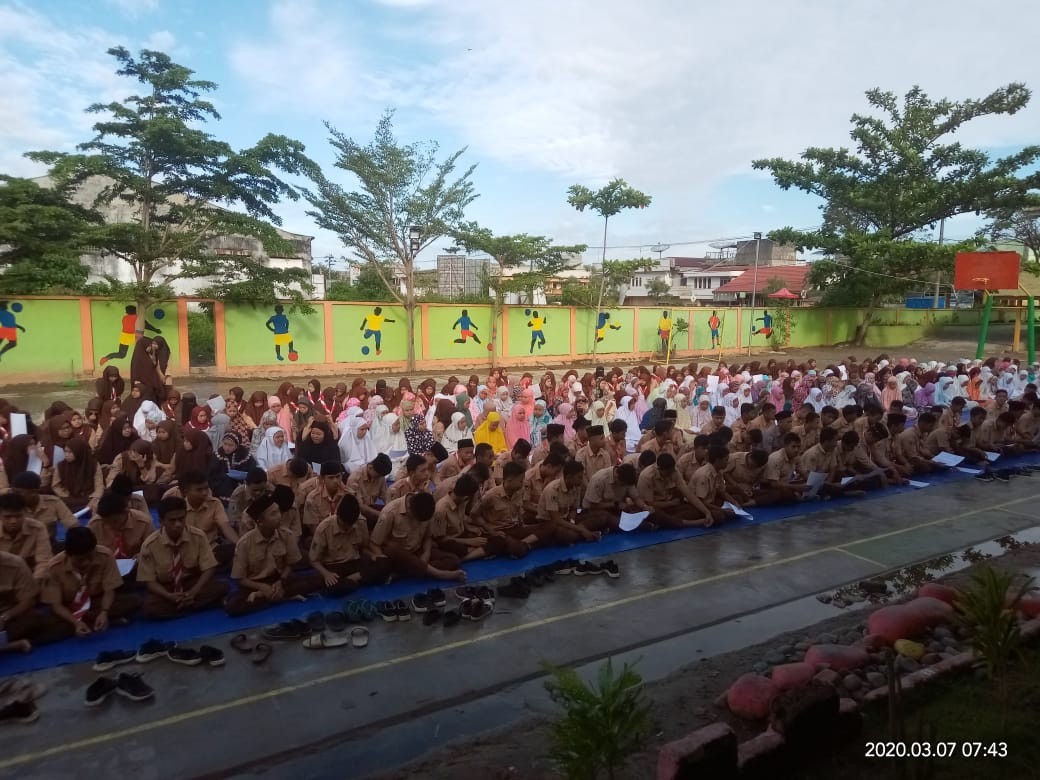 JELANG UAN-BK MAN TOLITOLI GELAR DHUHA,ZIKIR DAN DOA