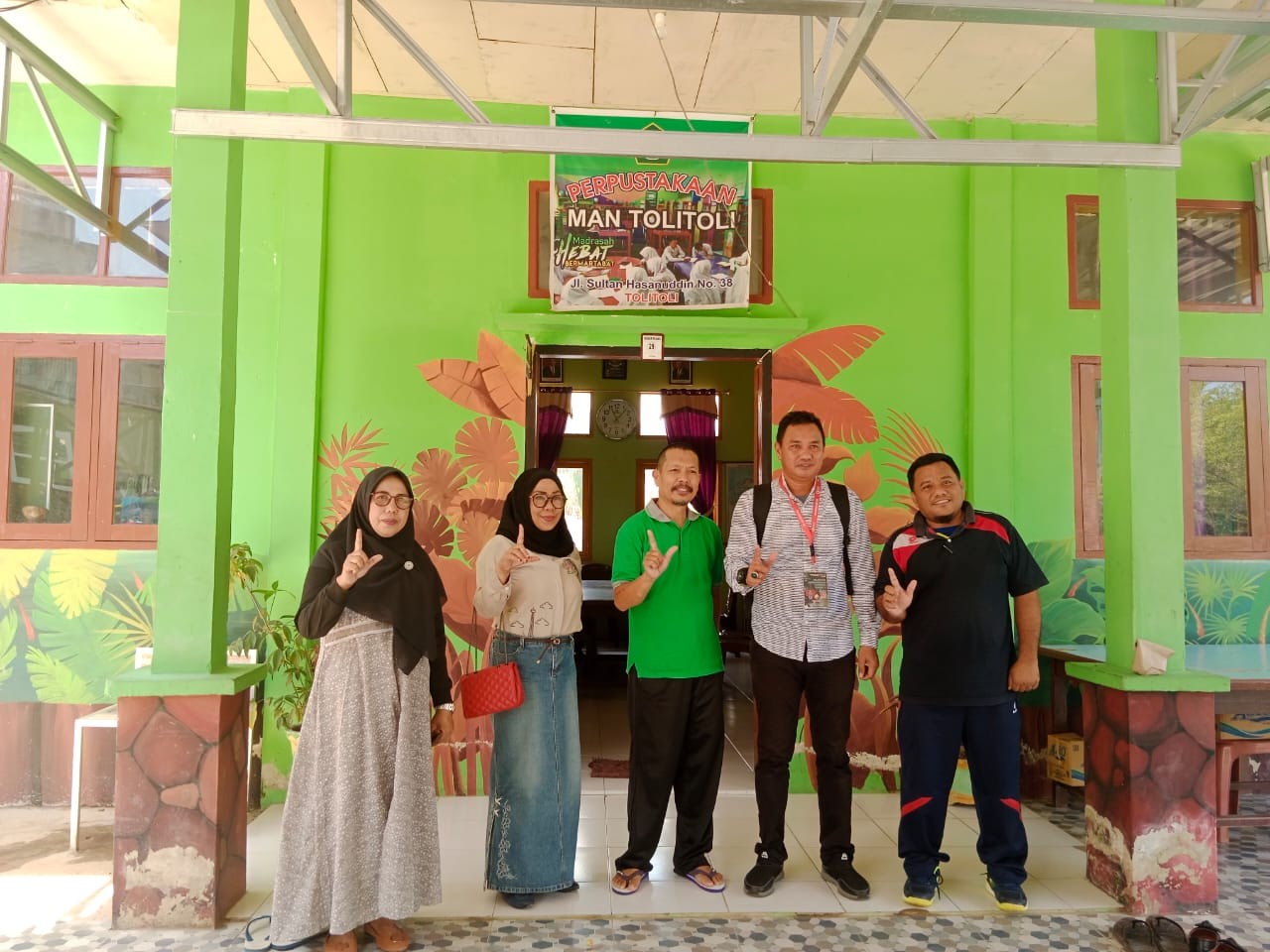 MAN Tolitoli Menerima Kunjungan Kerja Dinas Perpustakaan Dan Arsip Kabupaten Tolitoli