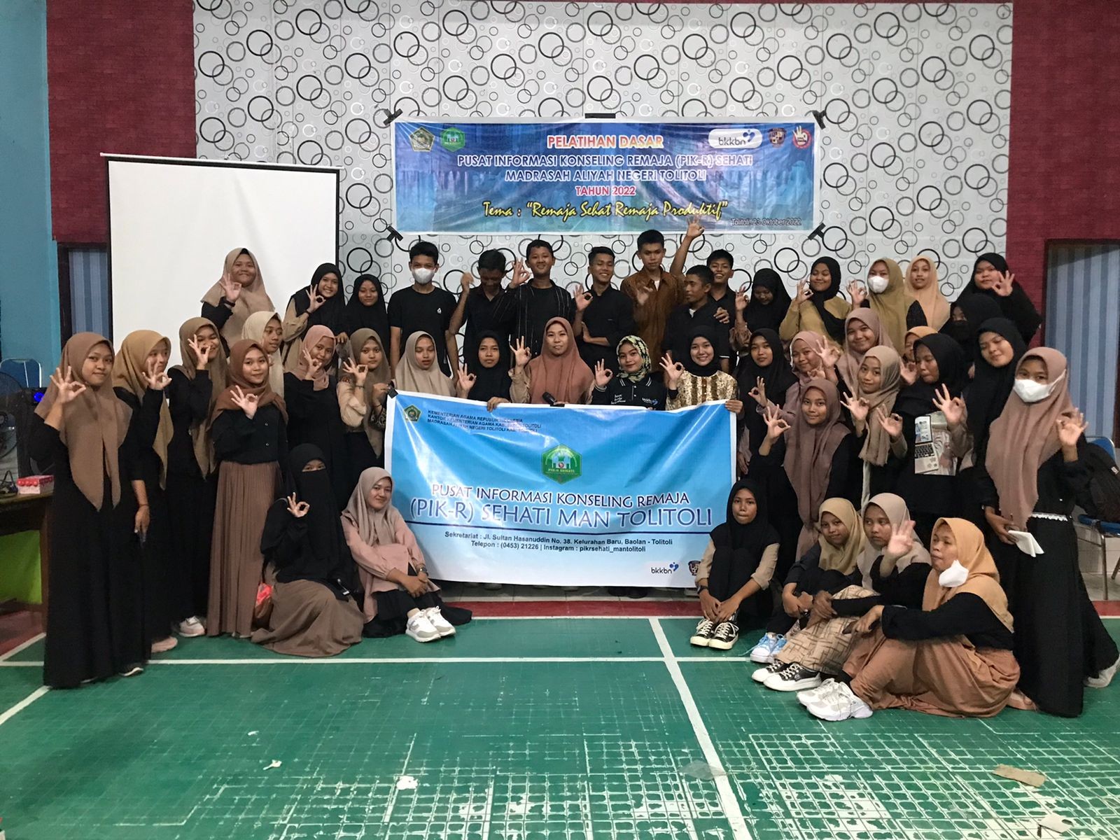 Pelatihan Dasar Pusat Informasi Konseling Remaja  Sehati MAN Tolitoli Tahun 2022