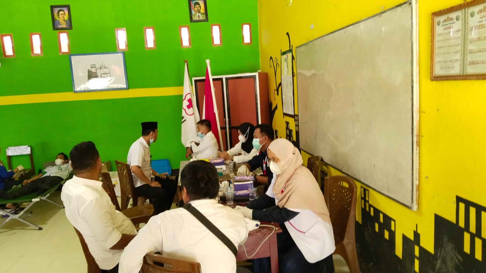 Meriahkan HAB Ke 77, Kemenag  Kab.Tolitoli, PMR MAN Gelar Aksi Donor Darah 