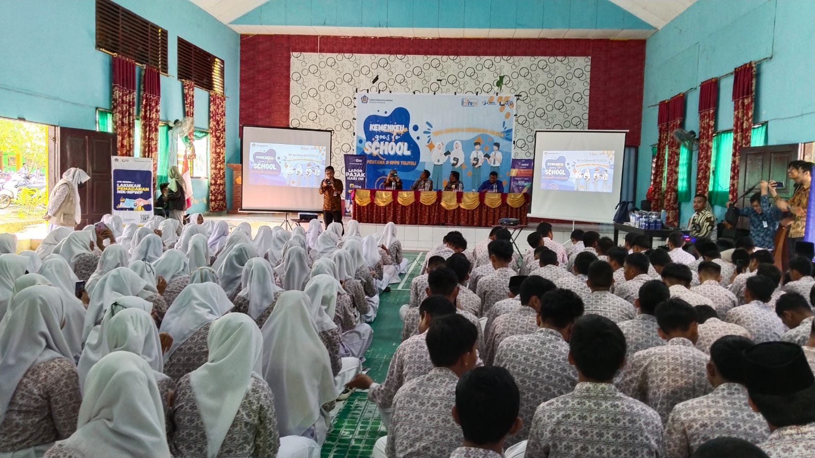 MAN Tolitoli Sukseskan Kegiatan kemenkeu Goes TO School KPP Pratama Dan KPPN ToliToli
