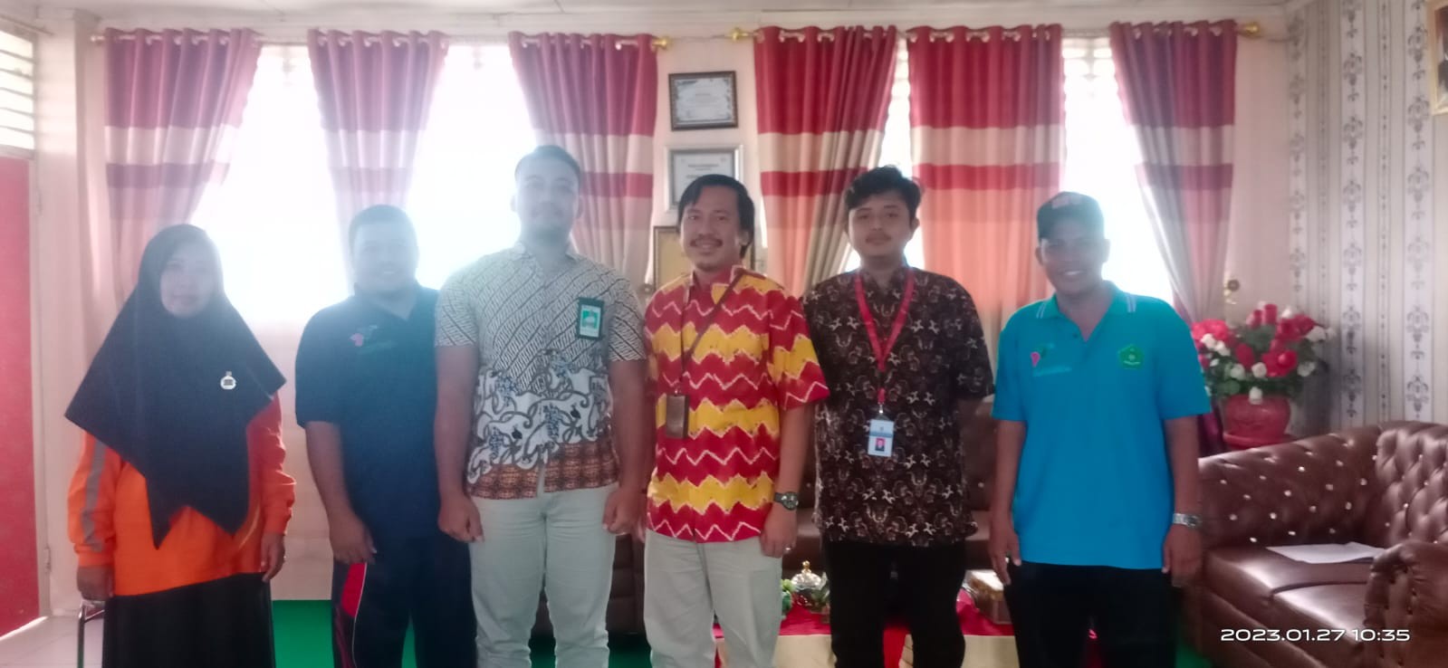 Kepala KPPN Cabang Tolitoli Bersama Rombongan Koordinasi Persiapan Sosialisasi Treasury Go To School 