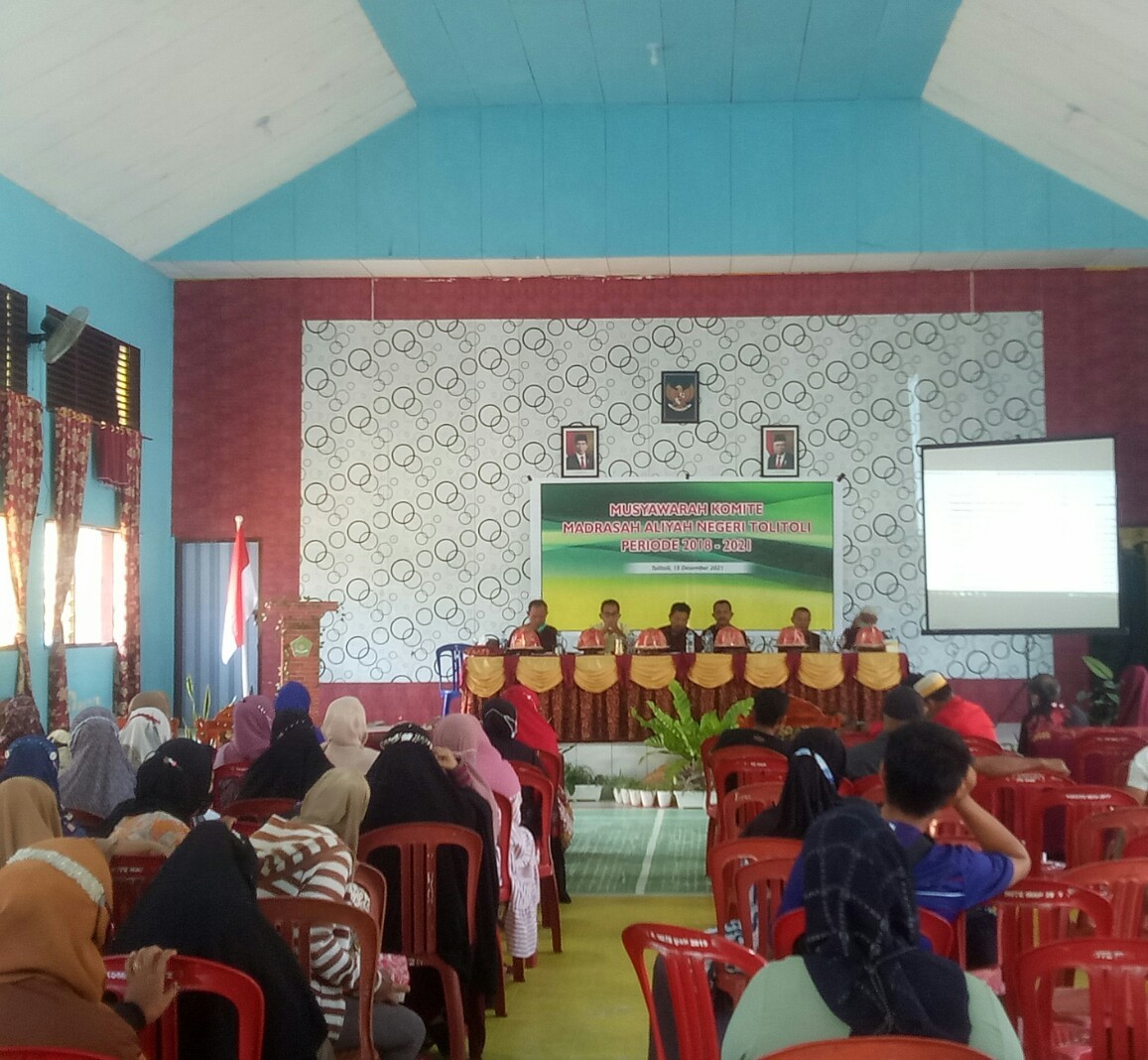 Komite Madrasah gelar Rapat  Musyawarah Komite MAN Tolitoli Periode 2018-2021
