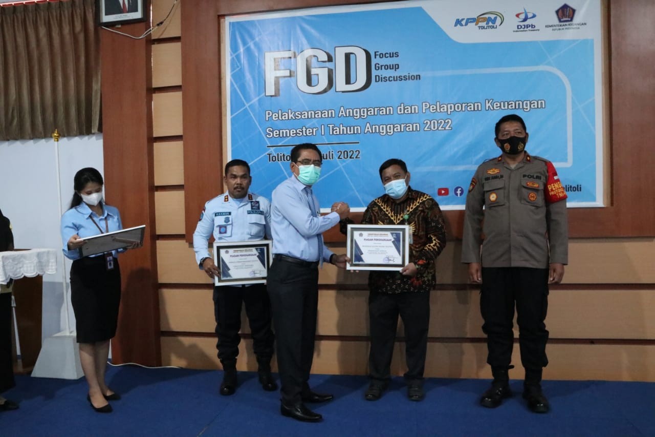 Man Tolitoli Raih Peringkat Kedua IKPA Terbaik Semester  I Tahun 2022 Kategori Pagu Besar