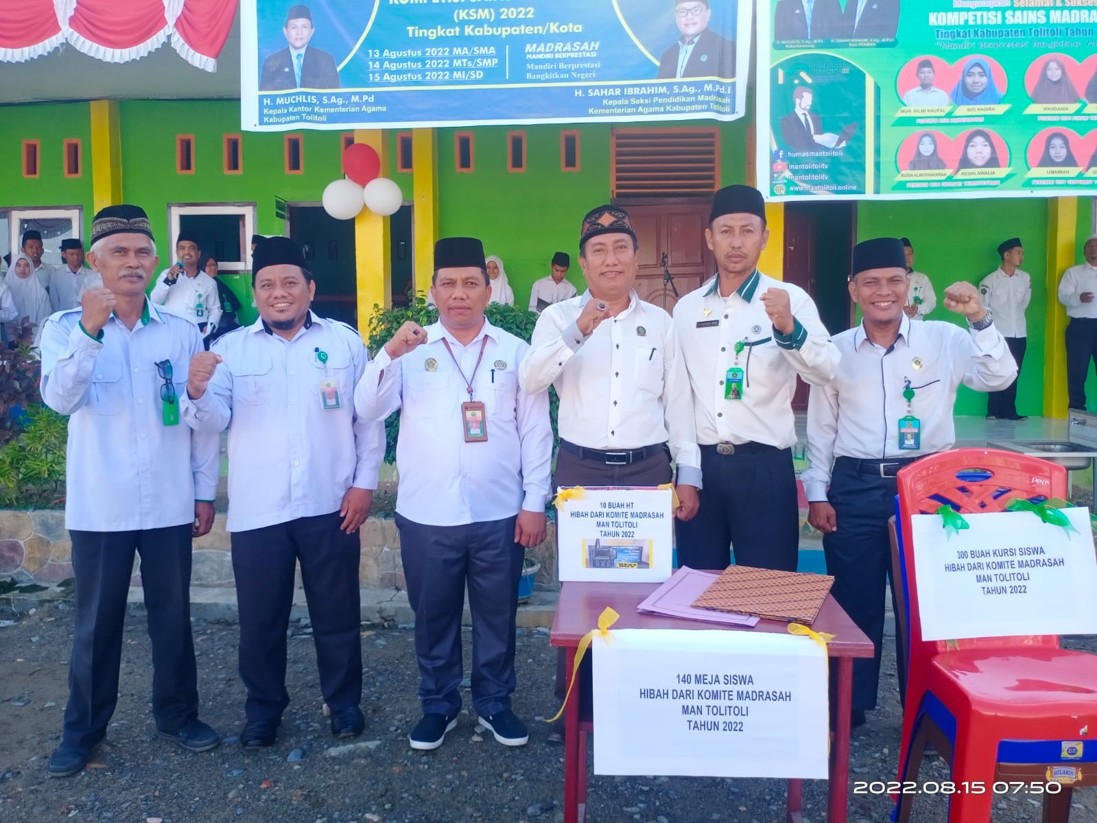 Kepala MAN Tolitoli Terima Hibah Sarana Prasarana 
