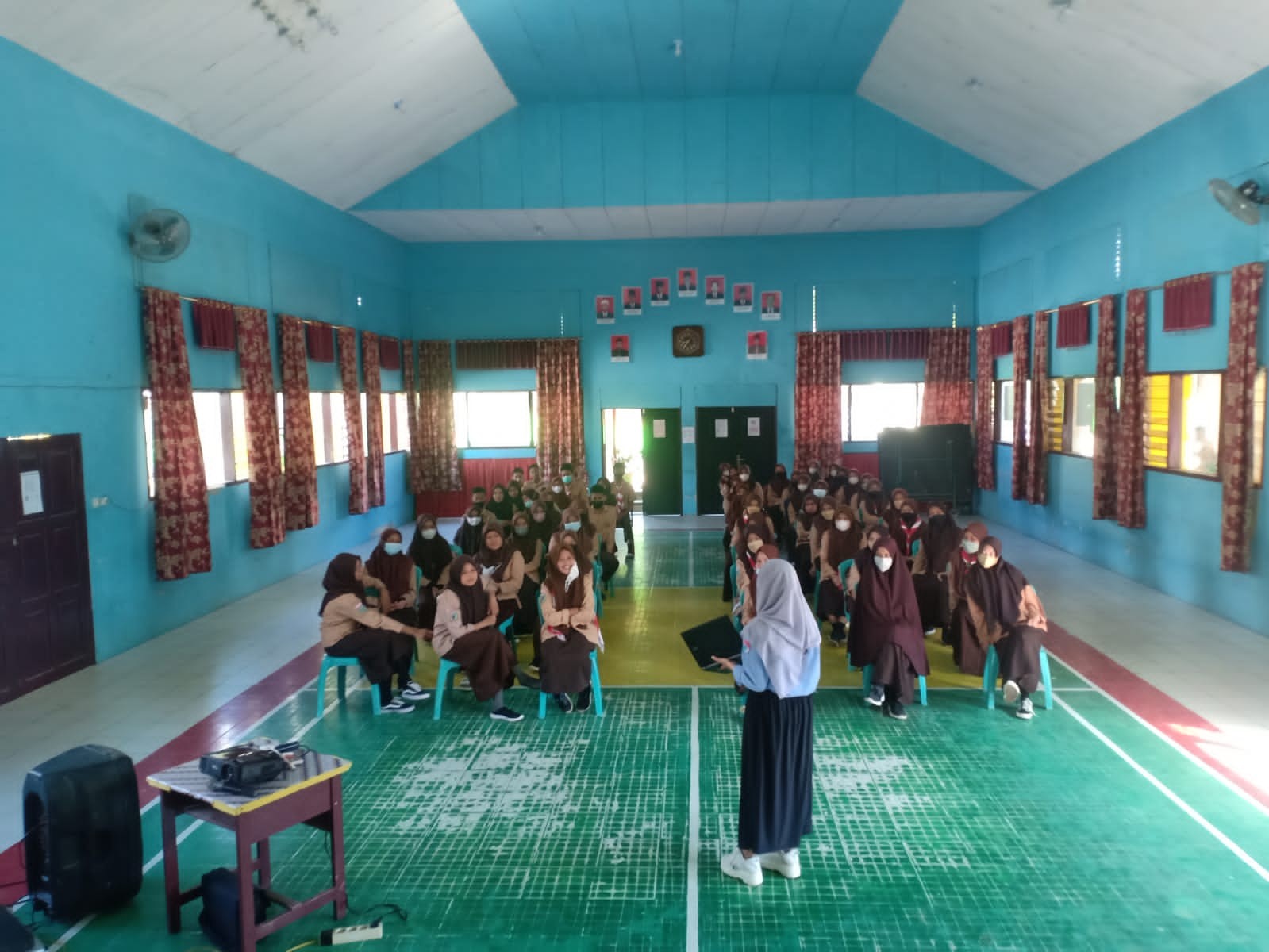 Penyuluhan Pencegahan Dan perlindungan bahaya Merokok terhadap remaja pada siswa MAN Tolitoli