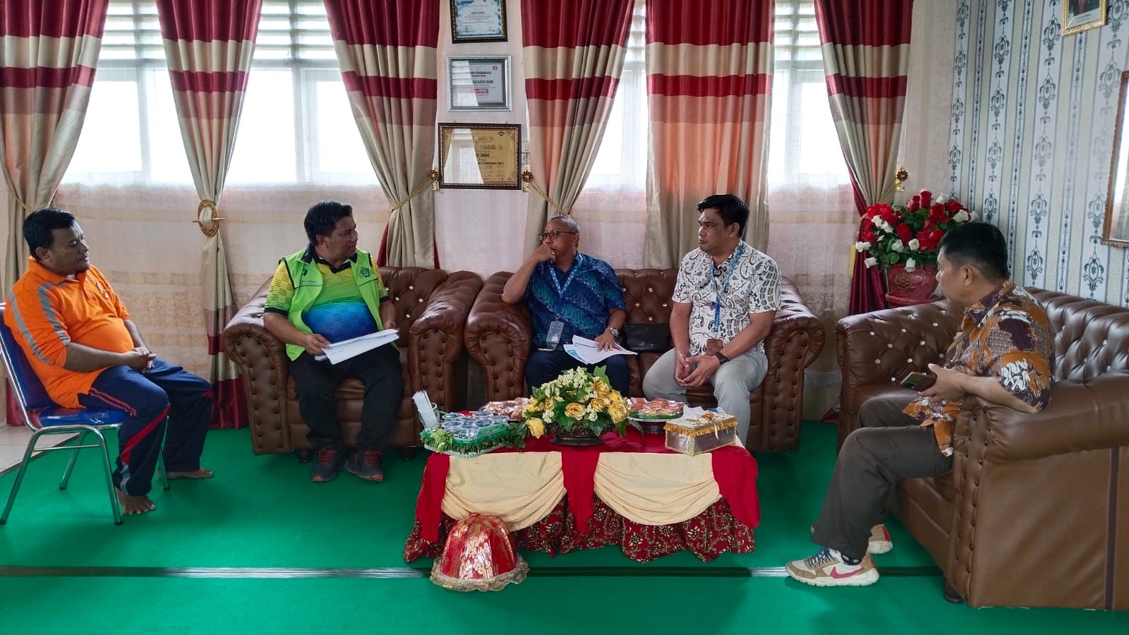Kepala Man Tolitoli Menerima Kunjungan Silaturahmi PT.Polindo