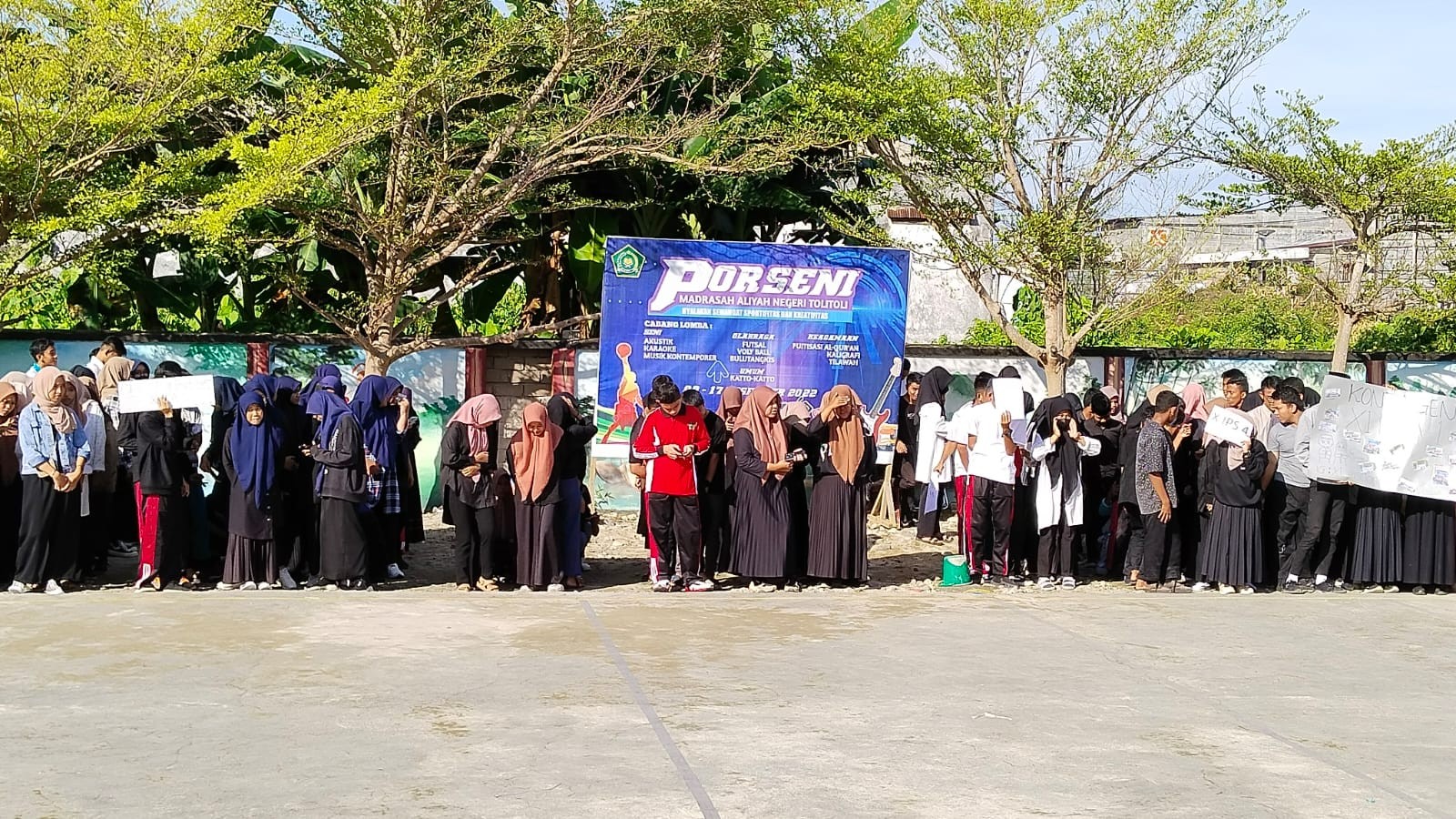 Pembukaan  Porseni MAN Tolitoli Tahun 2022