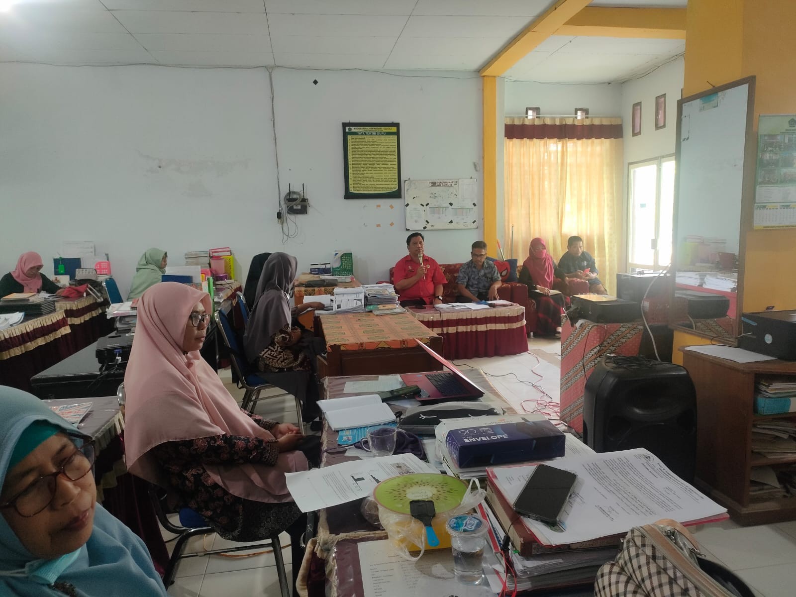 Rapat Perdana Kepala MAN Tolitoli Koordinasi Dan Program kerja 