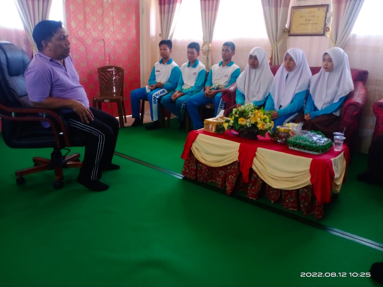 Kepala Man Tolitoli Muhammad A.Y Rumi Berikan Support  Pada Siswa KSM