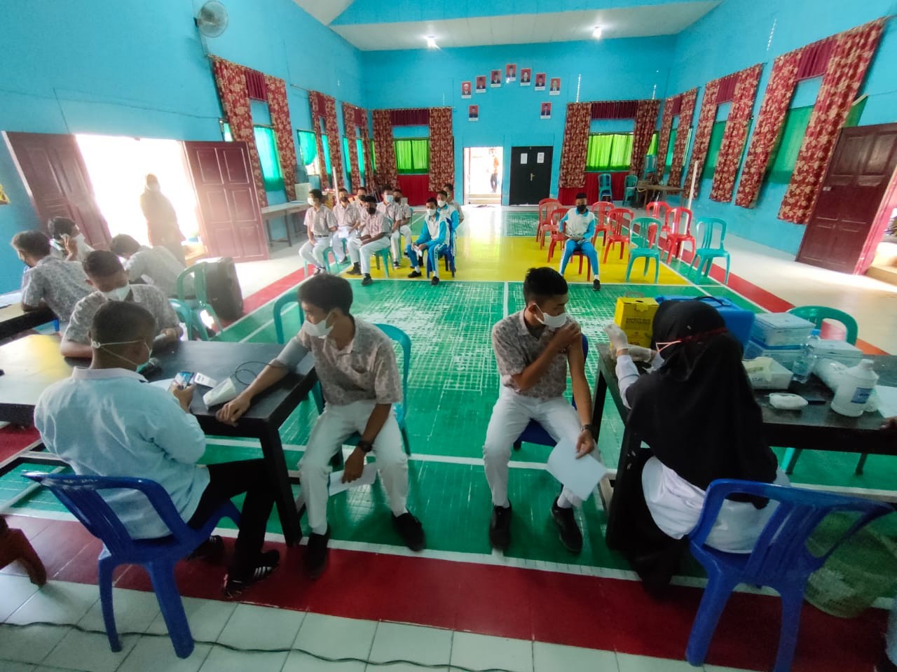 siswa MAN Tolitoli Ikut sukseskan Program Vaksinasi