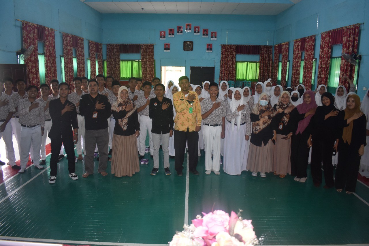 Sebanyak 50 Siswa Man Tolitoli Ikuti  Sosialisasi Pendidikan Pemilih Segmen Pemilih Pemula 