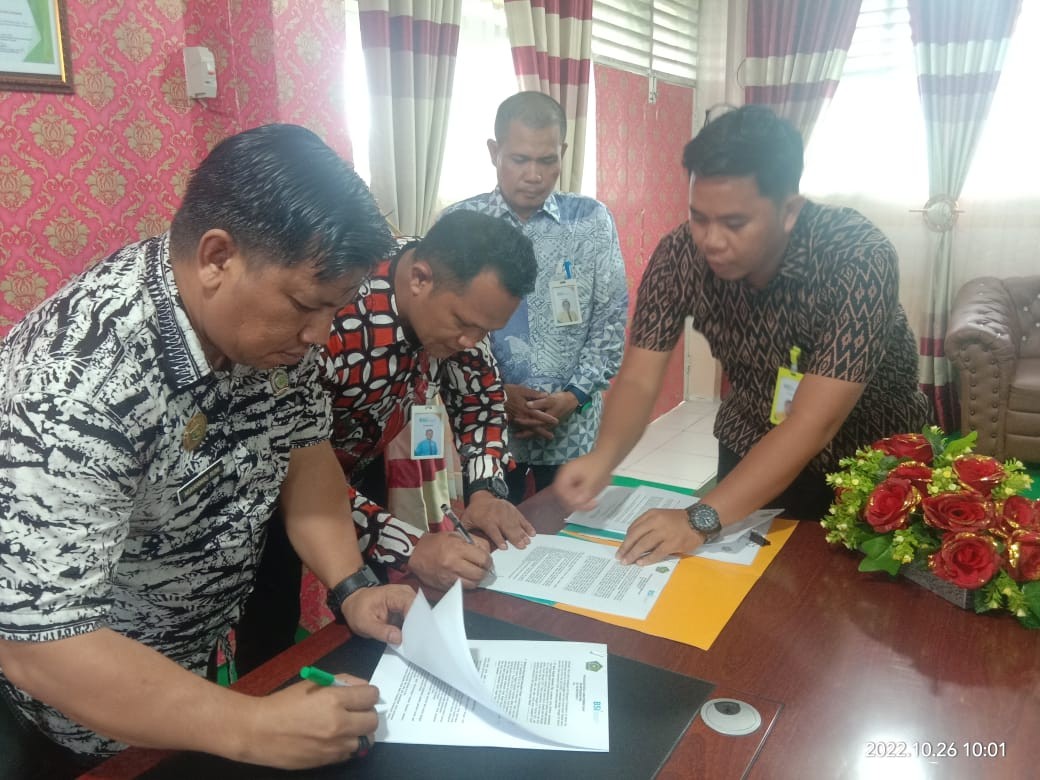 Kepala Man Tolitoli Menerima Kunjungan Tim BSI Tolitoli 