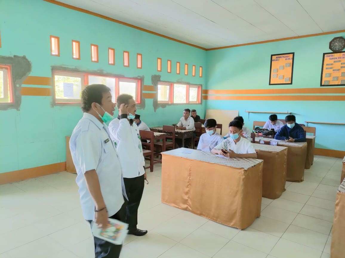 Pembukaan Tes Potensi Akademik  Siswa Baru Pada MAN Tolitoli Tahun Ajaran 2021/2022
