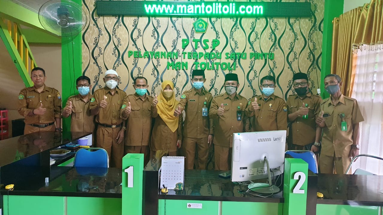 Sidak Hari Pertama Masuk Kerja, Usai Libur Lebaran Idul Fitri Pada Man Tolitoli