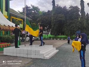 Paskibra MAN 2 Kota Palu Intensifkan Latihan Jelang Upacara HAB 77 di Kanwil Kemenag Provinsi Sulawesi Tengah