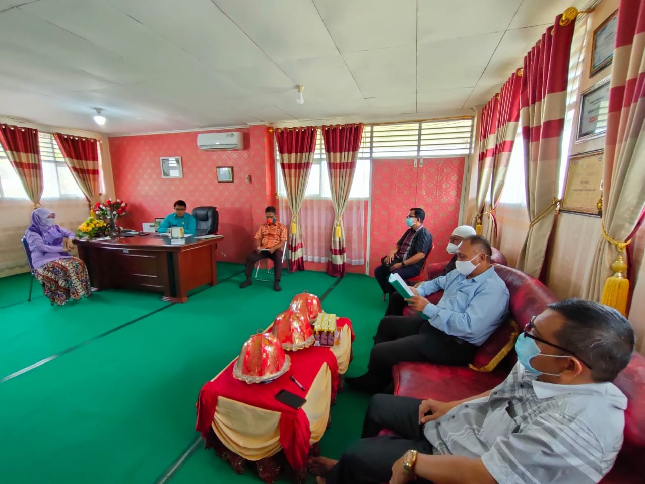 Rapat Evaluasi Pembelajaran Daring Pada MAN Tolitoli