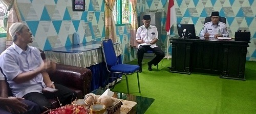 Kamad MTs Negeri 1 Tolitoli Sambut Kaur TU yang baru dilantik