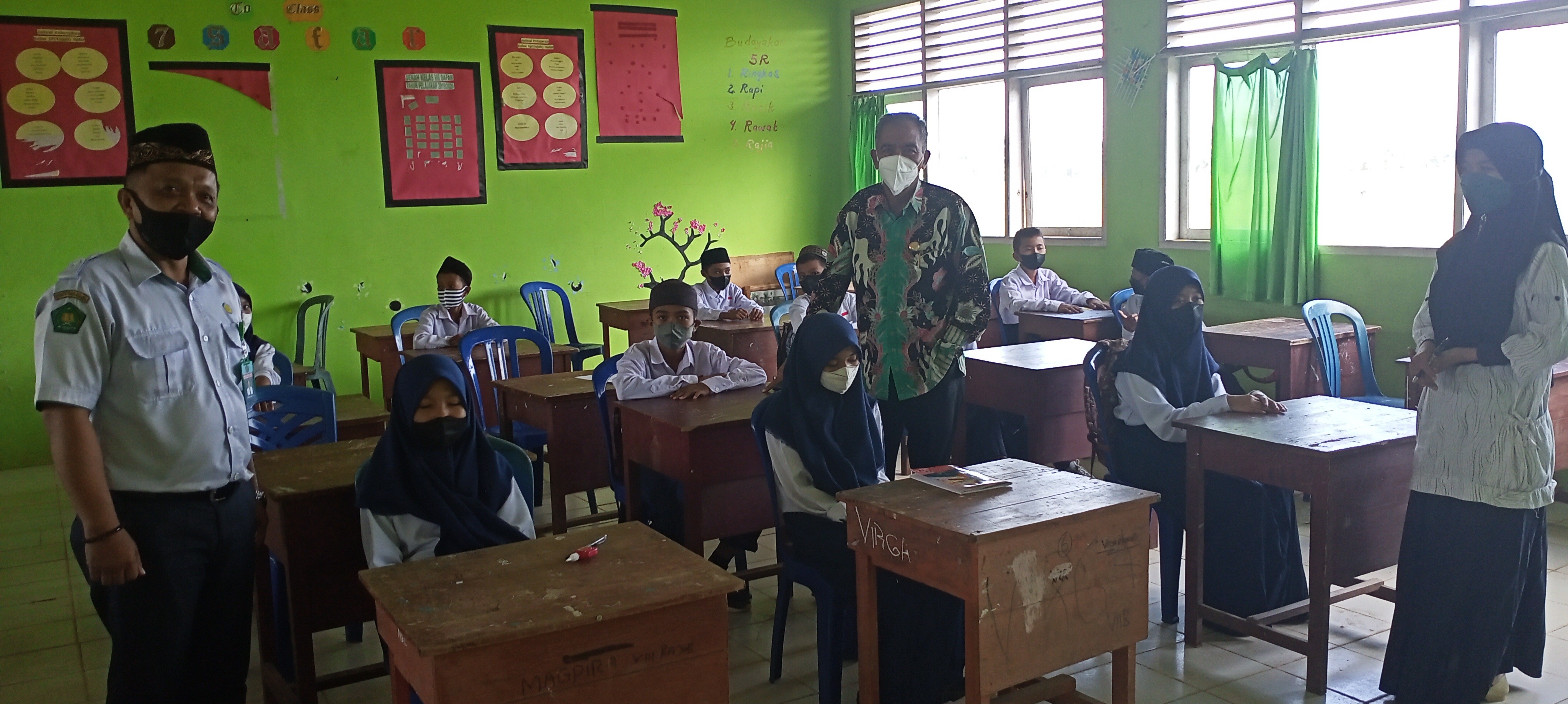 Monitoring PTMT, Kabid Penmad ajak Perketat Prokes Covid -19