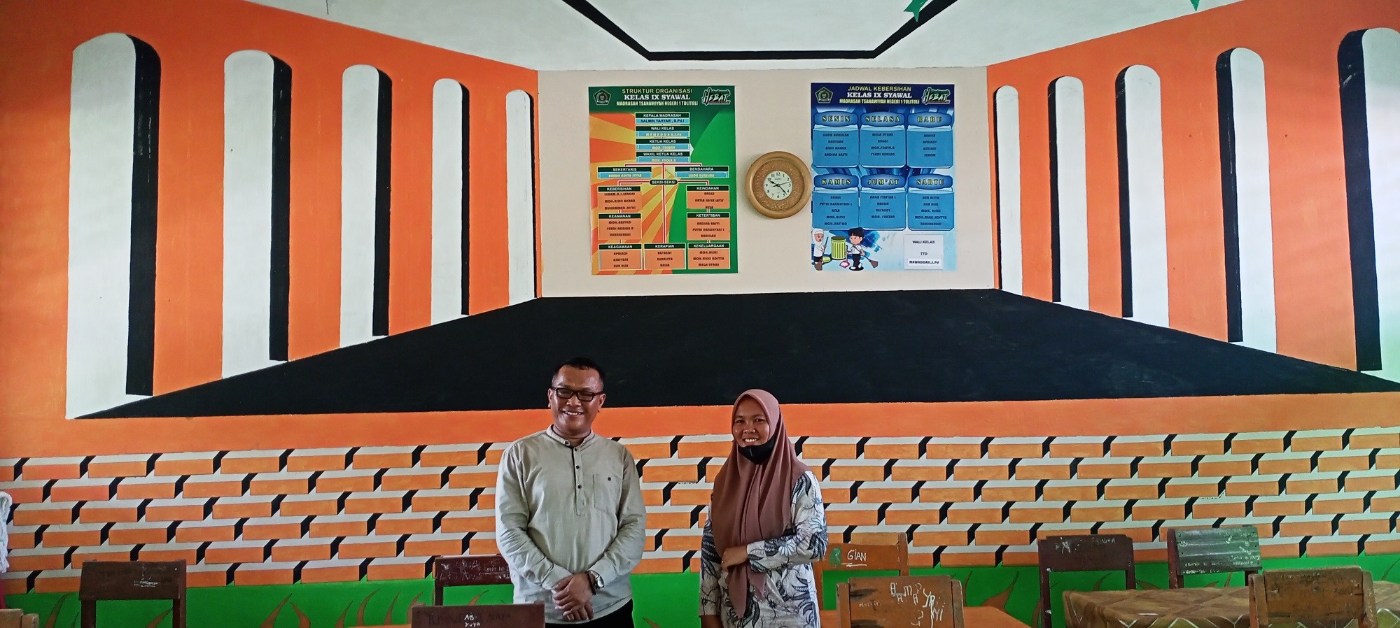 Kasi Penmad Kemenag Tolitoli Jadi Juri Penilaian Lomba antar Kelas MTs Negeri 1 Tolitoli