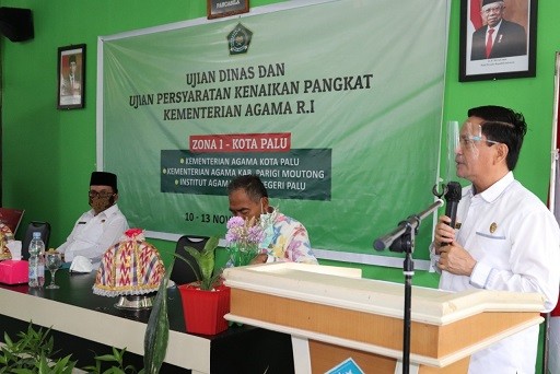 Buka Ujian Dinas dan UPKP, Kakanwil Ajak PNS Tingkatkan Prestasi Kerja dan Pengabdian