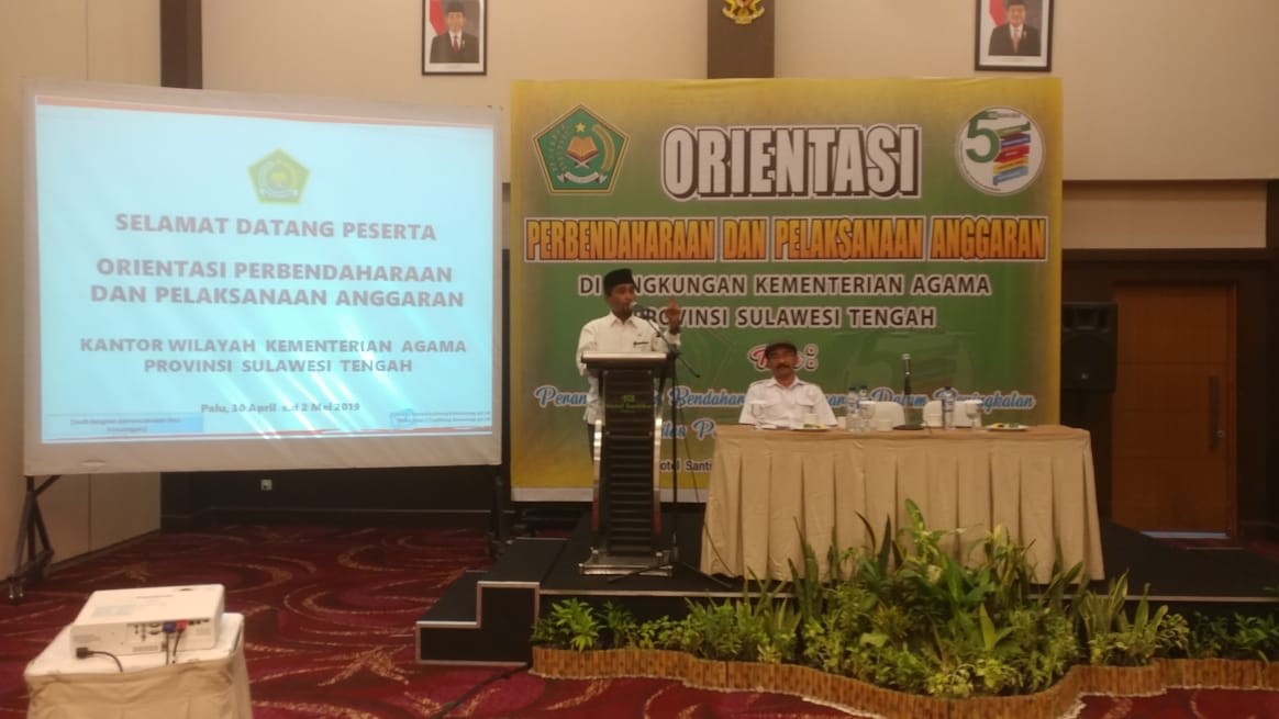 Bendahara Kemenag se Sulteng diminta bekerja sesuai regulasi