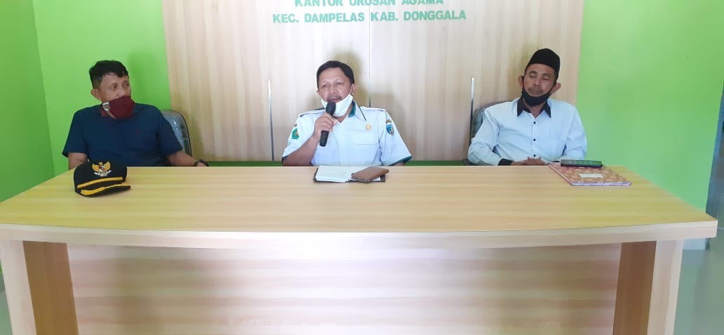 Kepala Kemenag Donggala Terima Kunjungan Panitia Desa Binaan Sioyong