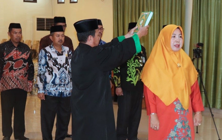 Direktur GTK Kemenag Lantik Kepala MAN IC Kota Palu
