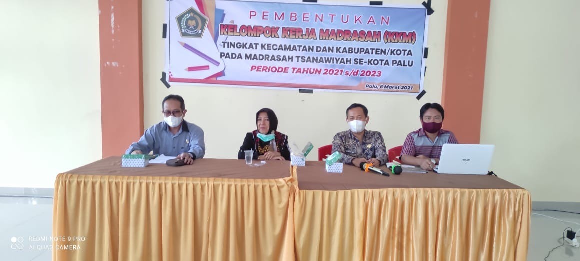 KKM MTs Tingkat Kecamatan dan Kota Palu Periode 2021-2023 Terbentuk