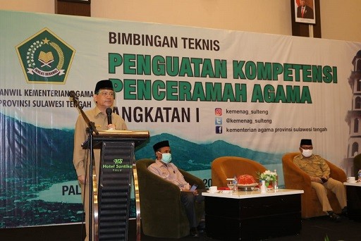 Kemenag Sulteng Laksanakan Penguatan Kompetensi Penceramah Agama