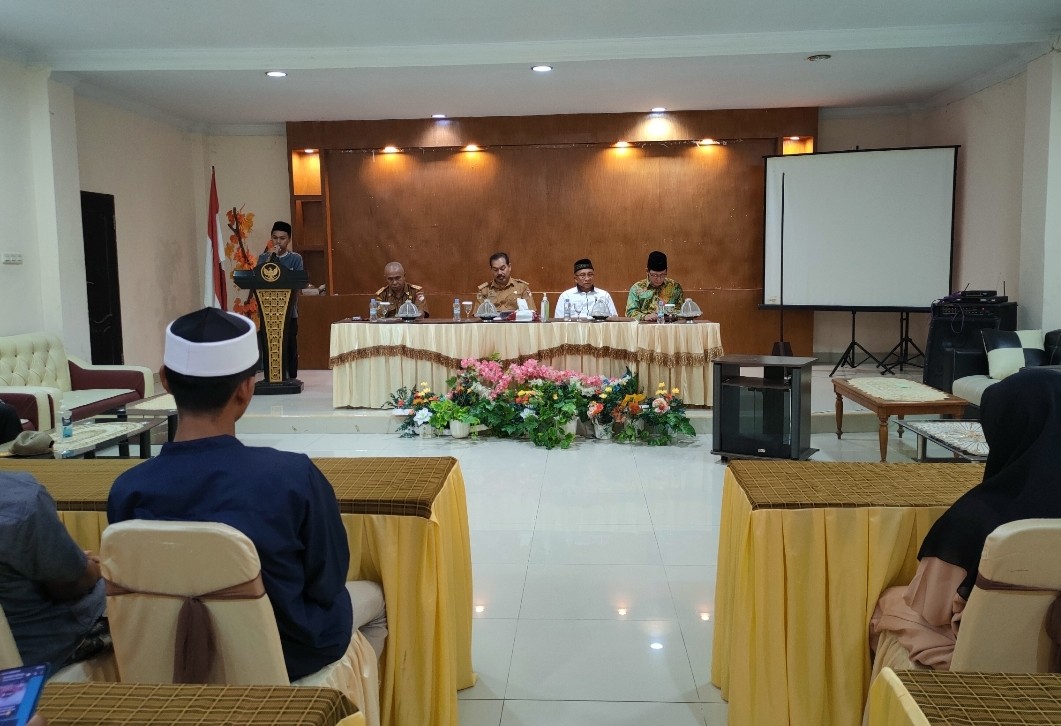 Kankemenag Touna Hadiri Pembukaan Pelatihan Peserta MTQ Ke 29